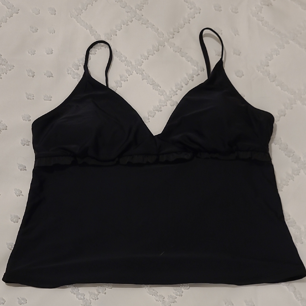 Old Navy Black Spaghetti strap bathing suit top